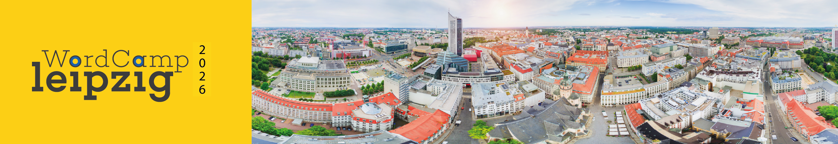 Banner für das WordCamp 2026 in Leipzig