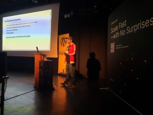 Johannes Mairhofer beim WordCamp Leipzig 2026