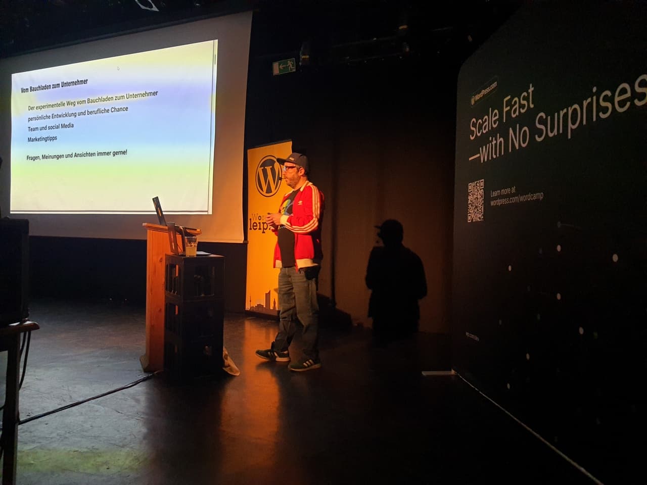 Johannes Mairhofer beim WordCamp Leipzig 2026