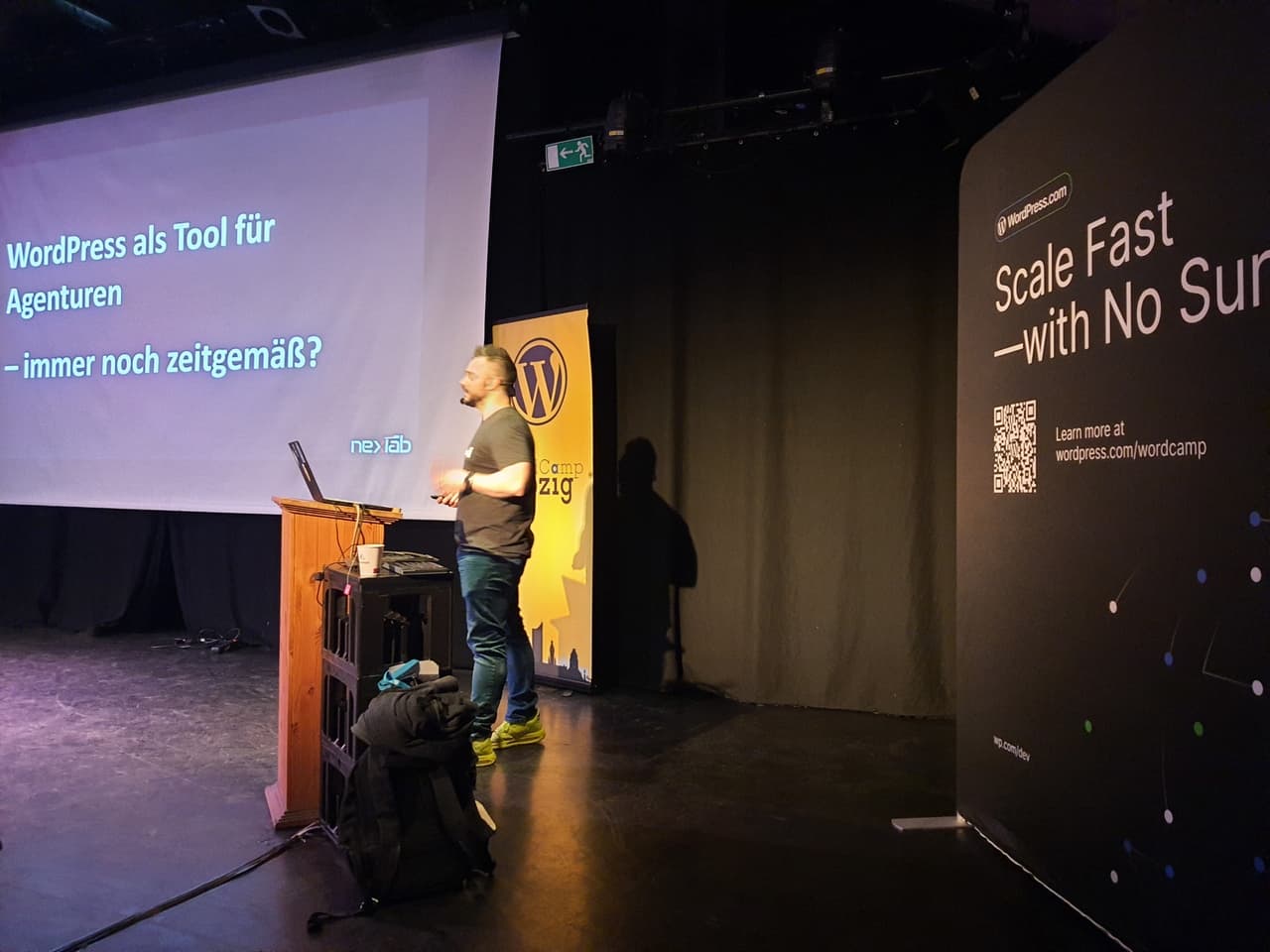 Oliver Gehrmann auf dem WordCamp 2026 Leipzig